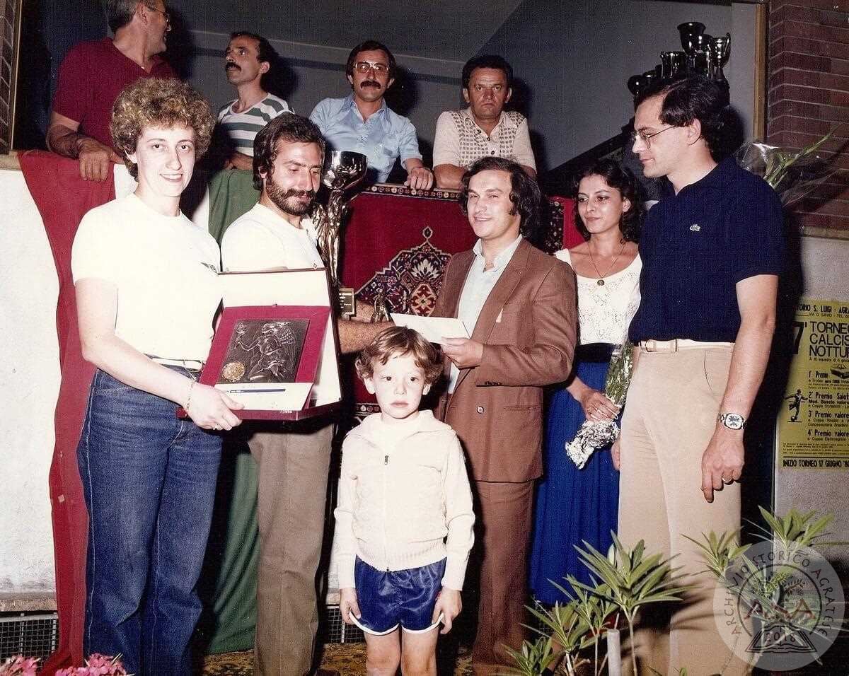 17° Torneo serale 1980 (14) - Premiazione 1° classificata