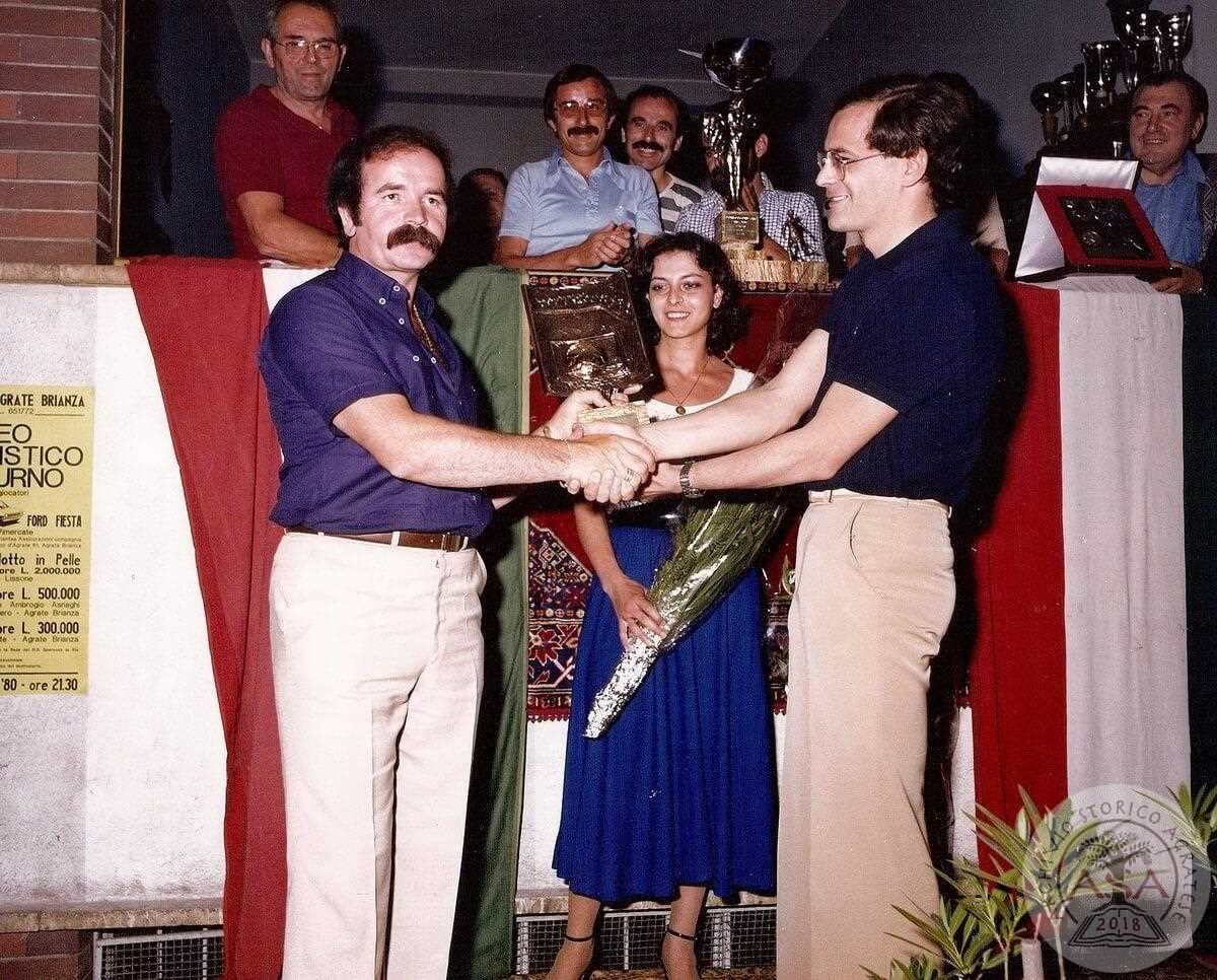 17° Torneo serale 1980 (14) - Premiazione 2° classificata