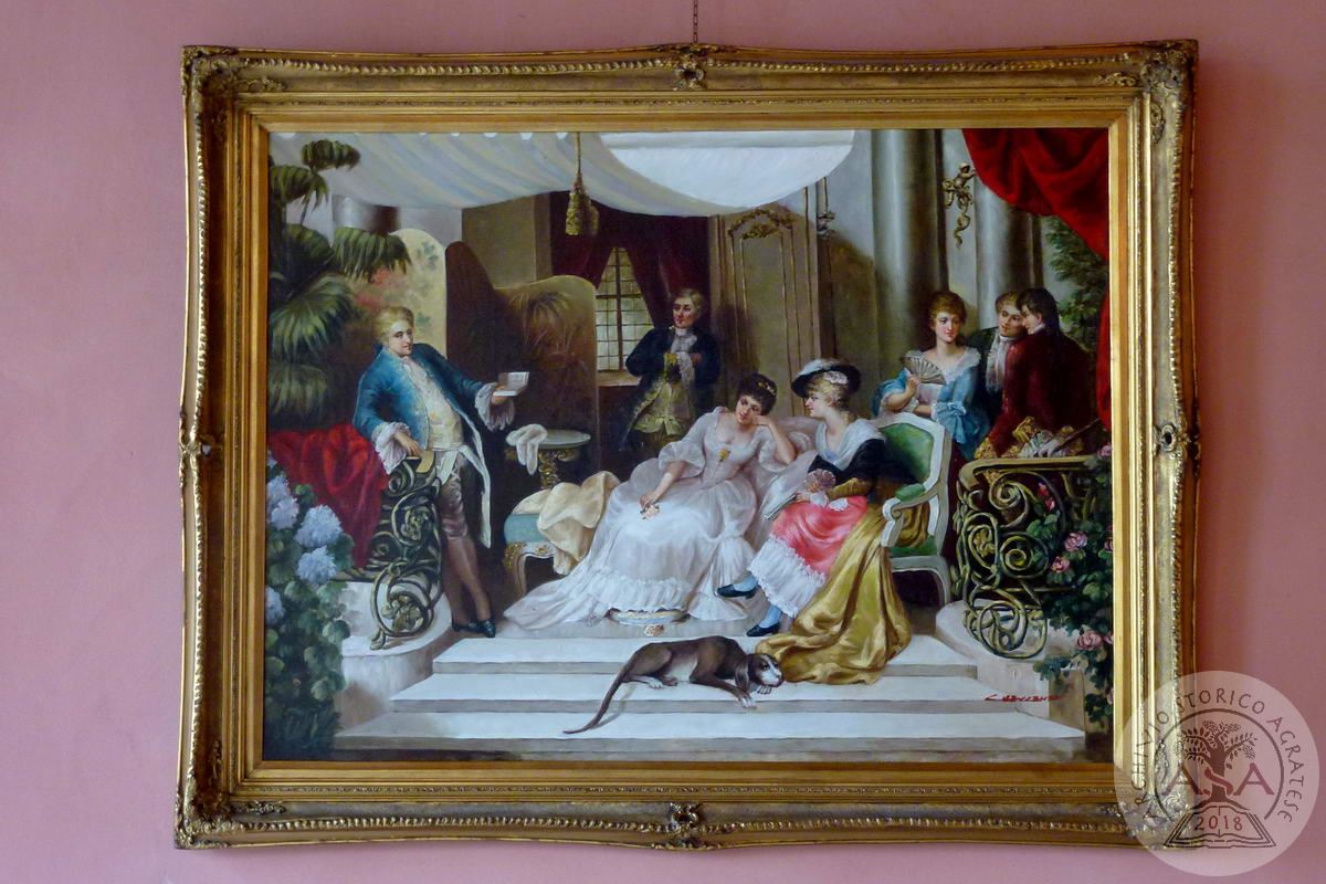 Villa Trivulzio - Interni - Quadro con salotto elegante