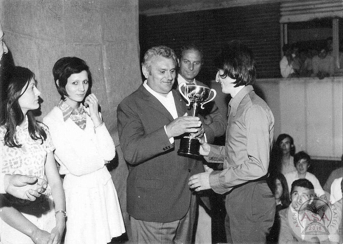 Premiazione torneo serale 1970