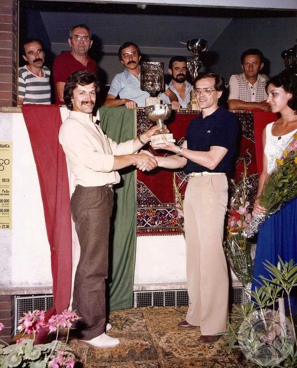 17° Torneo serale 1980 (14) - Premiazione 4° classificata