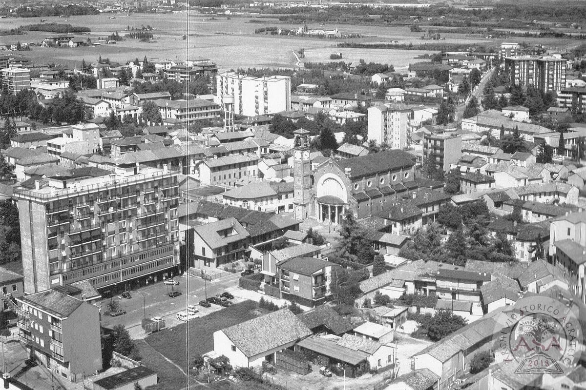 Panorama agratese dall'alto