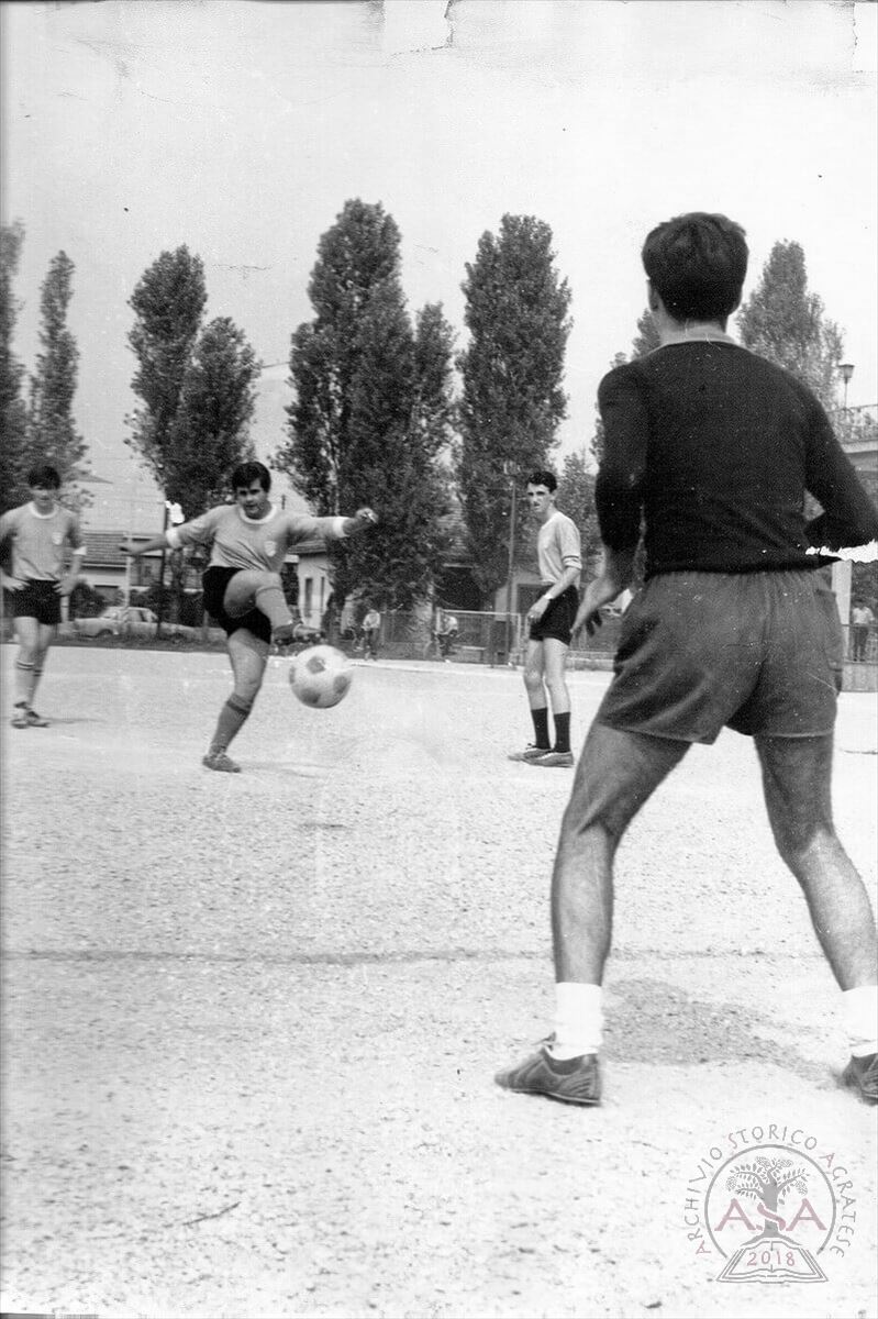 In azione durante una partita