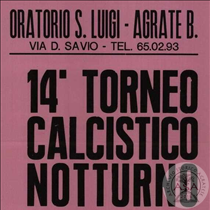 Manifesto 14° torneo calcistico notturno 1977