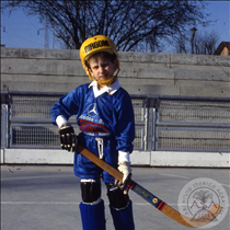 Massimo Missaglia in tenuta da Hockey