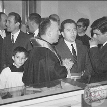 Don Nemesio Farina con sindaco Radaelli