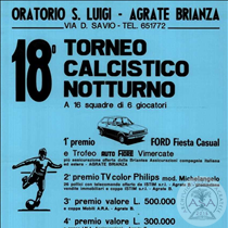 Manifesto 18° torneo calcistico notturno 1981