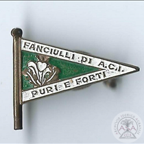 Distintivo fiamma verde fanciulli di A.C.I.