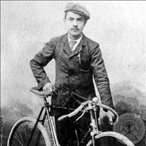 Uomo con bicicletta