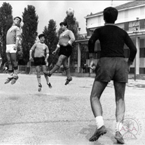 In azione durante una partita