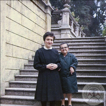 Suor Rosangela Ratti e Maria Villa