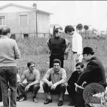 Gruppo di fan e dirigenti del Pedale Agratese