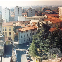  Via Marco d'Agrate con giardinetti vista dall'alto